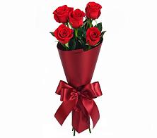Букет 5 Красных роз Эдлесс Лав в Вознесенском