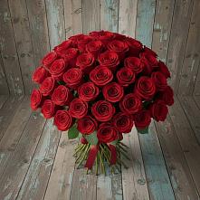 Букет 55 Красных роз Фридом #REPLACE_PRED# Вознесенском