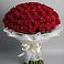 Букет 101 Красная роза Блэк Мэджик в Вознесенском