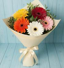 Букет цветов из:  Герберы в Вознесенском