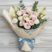 Букет цветов из:  Лизиантусы в Вознесенском