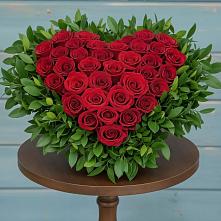 Цветочная композиция из Розы в виде сердца в Вознесенском