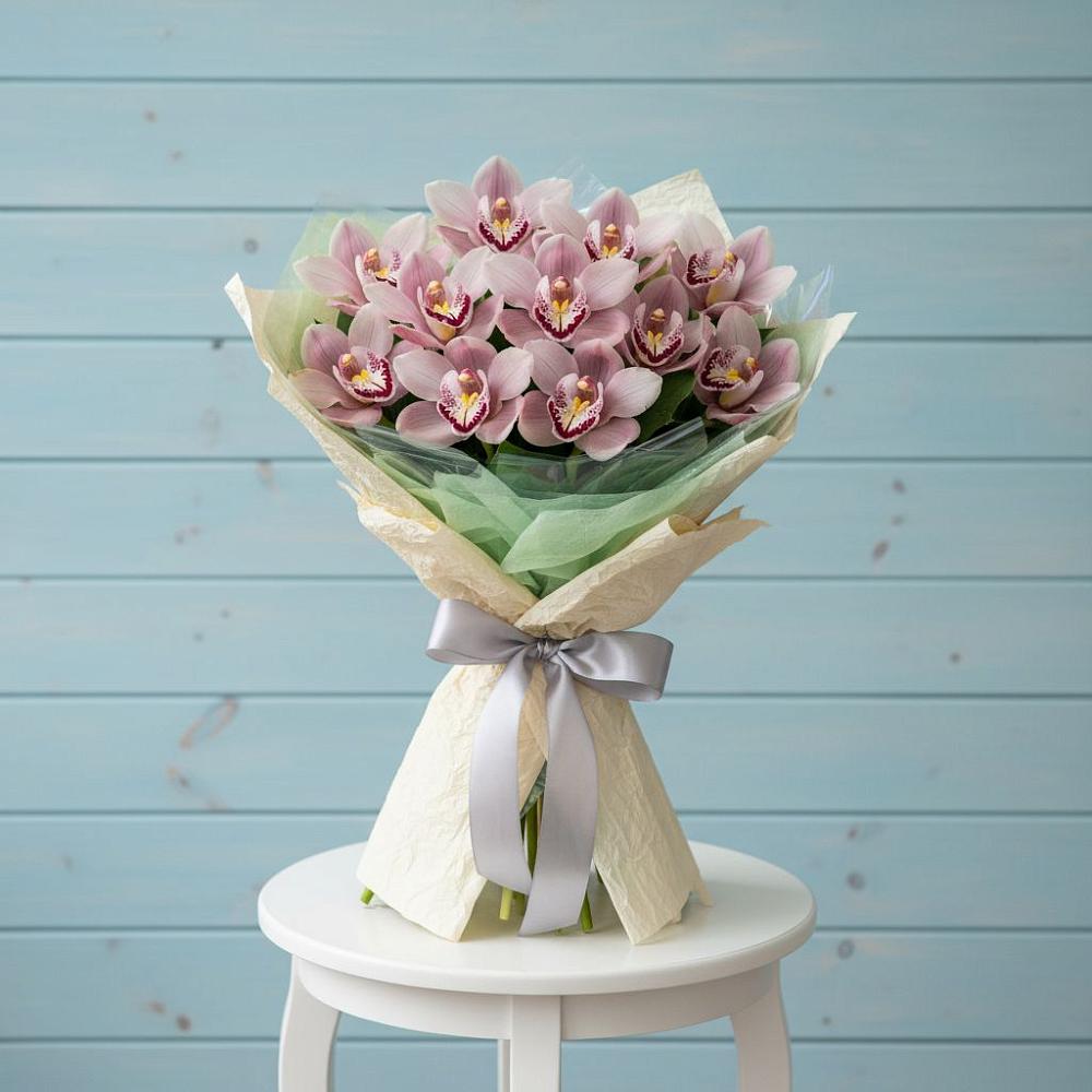 Букет цветов из: Орхидеи и Розы в Вознесенском