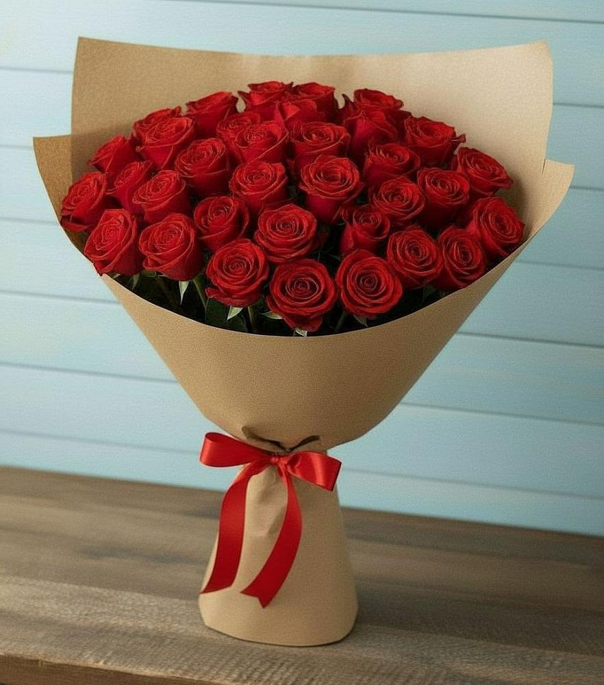 Букет Красные розы Милано в Вознесенском