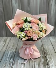 Букет цветов из:  Гвоздики, Розы и Хризантемы в Вознесенском