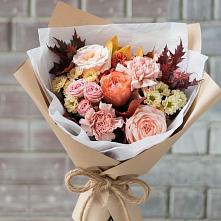 Букет цветов из:  Гвоздики, Хризантемы и Розы #REPLACE_PRED# Вознесенском