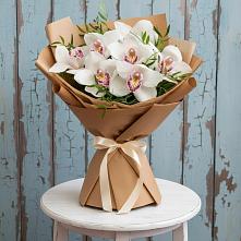 Букет цветов из:  Орхидеи и Розы в Вознесенском