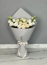 Букет цветов из:  Розы и Лизиантусы в Вознесенском